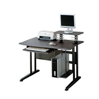 COASTER Contemporary Wood/Metal Computer Desk Black