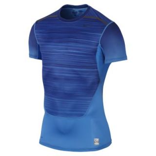 Nike Pro Combat Hypercool Speed Compression Mens Shirt   Photo Blue