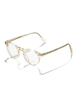 Gregory Peck Fashion Glasses, Buff   Oliver Peoples   Buff (ONE SIZE)
