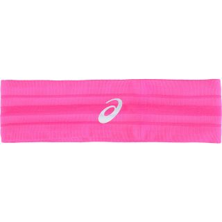 ASICS Womens Illusion Headband, Neon Pink