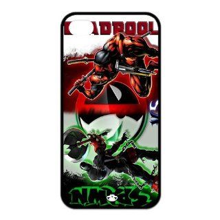Mystic Zone Customized Cool Superhero Deadpool Case for iPhone 4 4S Rubber Back Cover Fits Case KEK1827 Cell Phones & Accessories