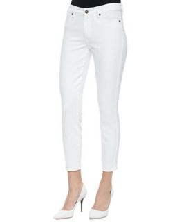 Womens Believe Cropped Jeans, White   CJ by Cookie Johnson   White (29/8 10)