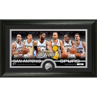The Highland Mint San Antonio Spurs 2014 NBA Finals Minted Coin Panoramic Photo