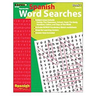Edupress Spanish In A Flash™ Word Searches Book 1, Grades 3+