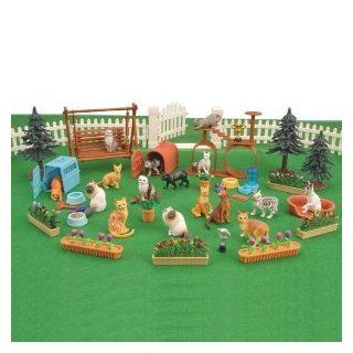 Kitty Cat Park w/ bed, accessories, & more   51 piece Toys & Games