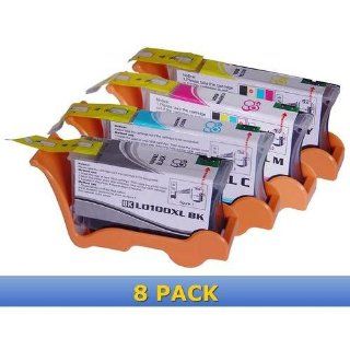 Brand Compatible 100XL 100 XL Printer Ink Jet Cartridge 8 Pack SET (2 of each color Black, Cyan, Magenta, Yellow) Electronics