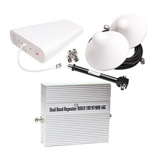 GSM900 3G 2100mhz Dual band signal repeater amplifier coverage 1000m2