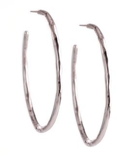 Silver Squiggle Hoop Earrings, Small   Ippolita   Silver