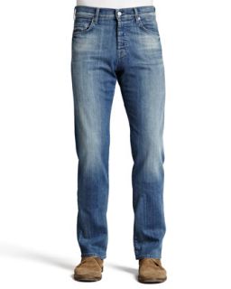 Mens Standard Washed Out Jeans   7 For All Mankind   Denim (34)