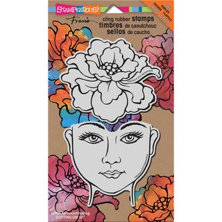 Stampendous Jumbo Cling Rubber Stamp 7inx5in Sheet blossom Beauty