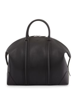 Mens 24 Hour Leather Satchel Bag, Black   Givenchy   Black