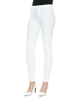 Womens Selena White Skinny Cropped Jeans   Elie Tahari   White (8)
