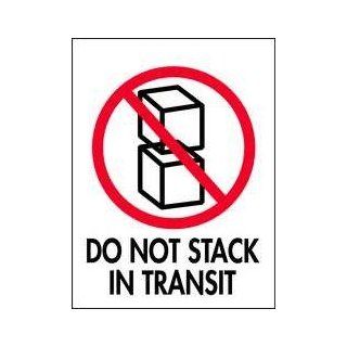 TapeCase "Do Not Stack In Transit" Label   50 per pack (1 Pack)