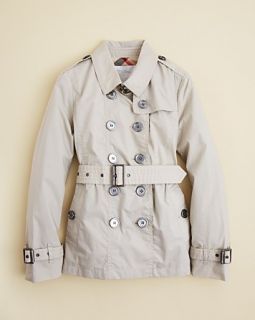 Burberry Girls' Grangemoore Lightweight Trench   Sizes 4 14's