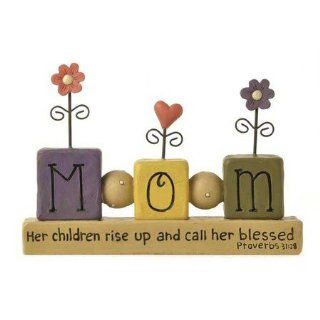 Mom, Her Children Rise Up and Call Her Blessed Figurine  Collectible Figurines  