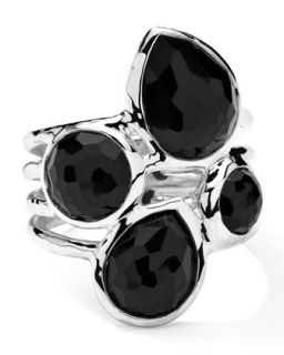 Sterling Silver Rock Candy 4 Stone Ring in Black Onyx   Ippolita   Silver (7)