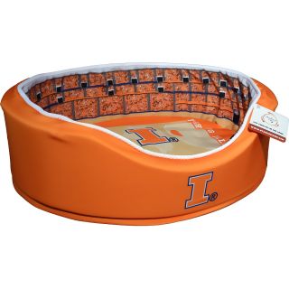 Stadium Cribs Illinois Fighting Illini Basketball Stadium Pet Bed   Size