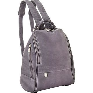 Le Donne Leather U Zip Mid Size Backpack/Purse