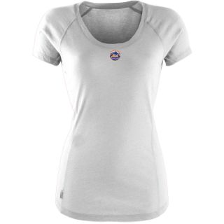 Antigua New York Mets Womens Pep Shirt   Size Medium, White (ANT METS WM PEP)