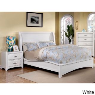 Furniture Of America Loraine Modern 2 piece Wingback Bed With Nightstand Set