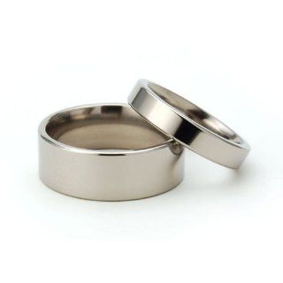 Titanium Rings For Him And Her, Matching Wedding Rings, Titanium Bands Men Women Rings Jewelry