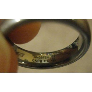 Tungsten Ring 6 mm Domed Wedding Band Thumb His & Hers Highly Polished Finish, sizes 5 to 12 Jewelry