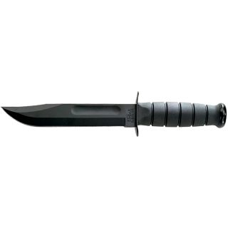Ka Bar Fighting Knife Black Kraton Handle Straight Edge (212130)