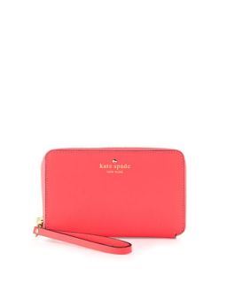 cherry lane laurie wristlet wallet, surprise coral   kate spade new york  