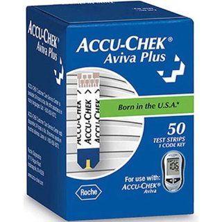 Accu Chek Aviva Test Strips  Box of 50 Health & Personal Care