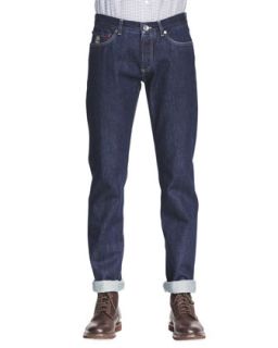 Mens Five Pocket Selvedge Denim Jeans   Brunello Cucinelli   Denim (56)