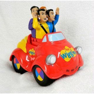 The Wiggles Push Top Wiggle and GIggle Musical Singing Big Red Car Toot Toot Chugga Chugga Toys & Games