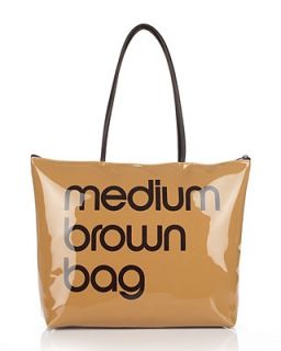 's Zip Top Medium Brown Bag's