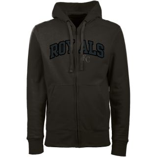 Antigua Kansas City Royals Mens Signature Full Zip Hooded Sweatshirt   Size