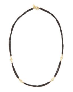 Multi Chain Diamond Necklace   Armenta   Black