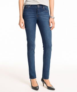 Signature Skinny Jeans, Washed Misses