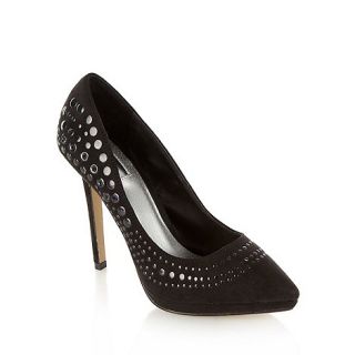 Star by Julien Macdonald Black studded high heeled court shoes