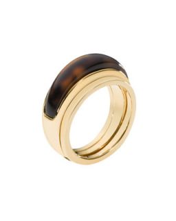 Two Piece Ring, Golden/Tortoise   Michael Kors   Gold (6)