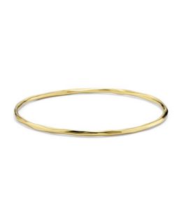 18K Gold Gl Thin Faceted Bangle   Ippolita   Gold (2)