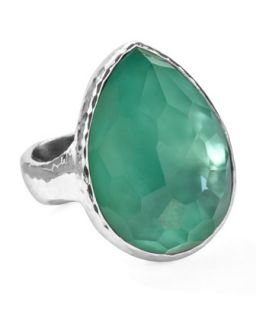 Sterling Silver Wonderland Teardrop Ring in Mint   Ippolita   Silver/Denim (8)
