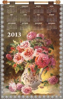 Tobin Roses 2013 Calendar Felt Applique Kit 16'X24' 