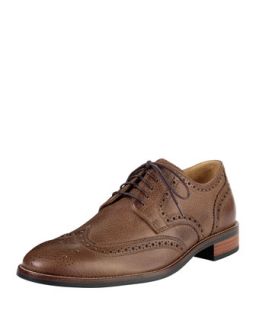 Mens Lenox Hill Casual Wing Tip Oxford, Brown   Cole Haan   Brown (9.0D)