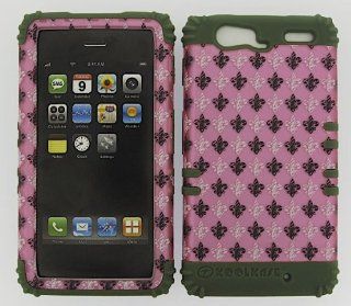 For Motorola Droid Razr Maxx XT913 Hard Dark Green Skin+Saints Logo Snap Case Cell Phones & Accessories