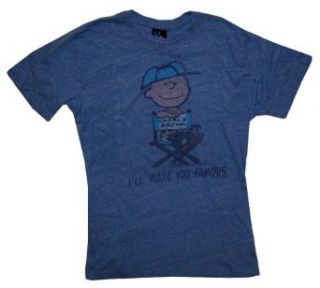 The Peanuts Charlie Brown I'll Make You Famous Junk Food Vintage Style T Shirt Movie And Tv Fan T Shirts Clothing