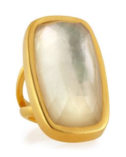 Mother of Pearl Doublet Ring   Dina Mackney   Pearl (7)