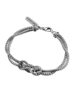 Classic Chain Silver Love Knot Bracelet   John Hardy   Silver