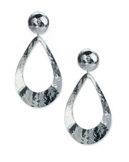 Hammered Teardrop Earrings   Ippolita   Silver