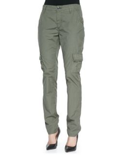 Womens Celina Mid Rise Relaxed Cargo Pants   True Religion   Dusty olive (32)