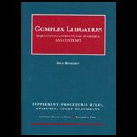 Complex Litigation Supplment