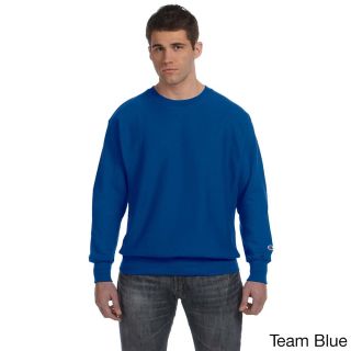 Champion Mens Reverse Weave 12 ounce Crew Pullover Blue Size XL