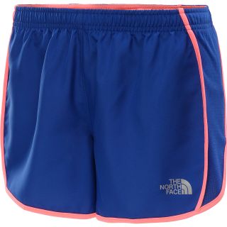 THE NORTH FACE Womens GTD Running Shorts   Size Largereg, Marker Blue/pink
